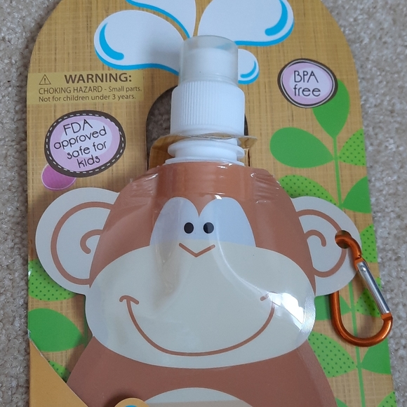 3 for $30. Monkey reusable water bottle - Picture 3 of 4